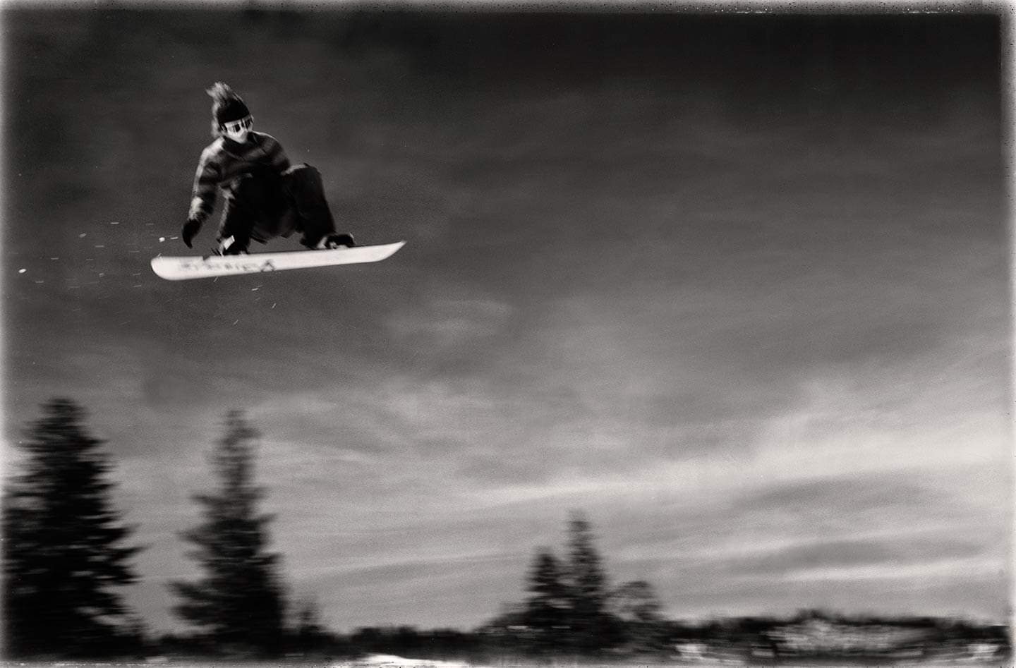 Rod Mclean - snowboarder in the sky