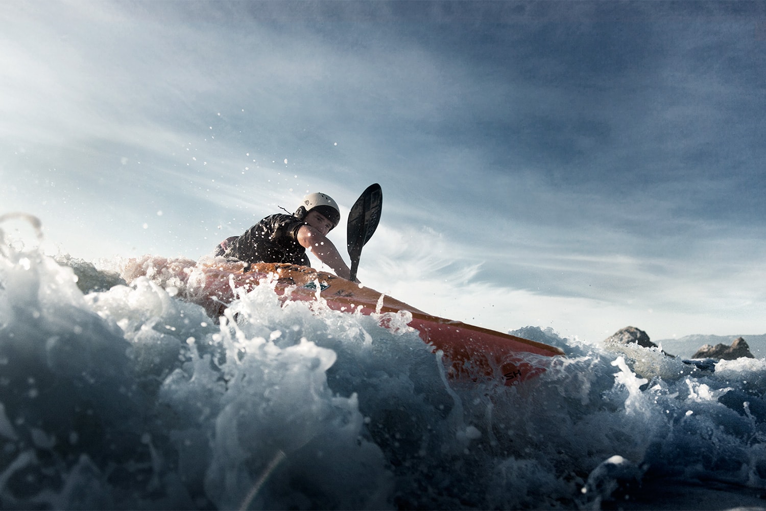 Athlete-Man-sea-kayaking-in-the-waves-Rod-McLean