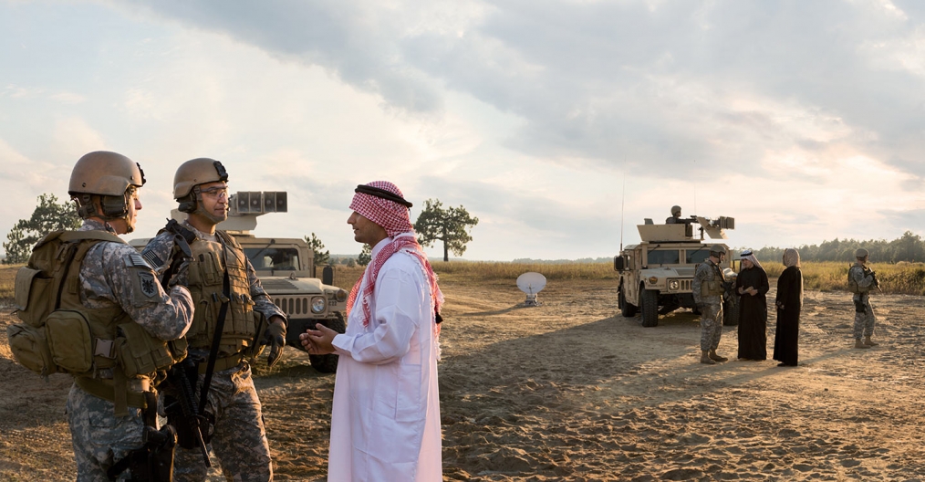 Rod Mclean – PhotographyUS army soldiers talking to locals - Rod Mclean ...