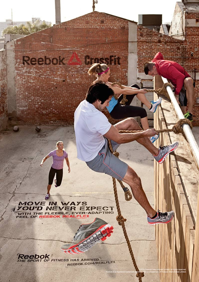 Wall Rope Climb Athletic Crossfit Workout Men Women Reebok Apparel Vertical